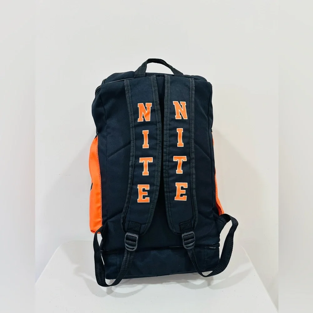 Backpack With Inscription TNN Walker And‎ Shoe Compartment Black /Orange
